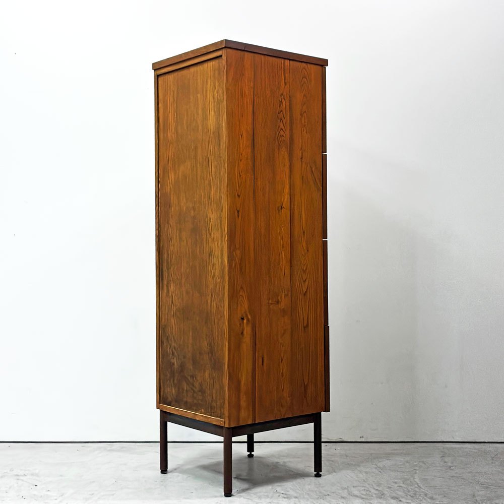 トラックファニチャー TRUCK FURNITURE ライブラリー ハイ チェスト LIBRARY HIGH CHEST ナラ無垢材 インダストリアルデザイン ●
