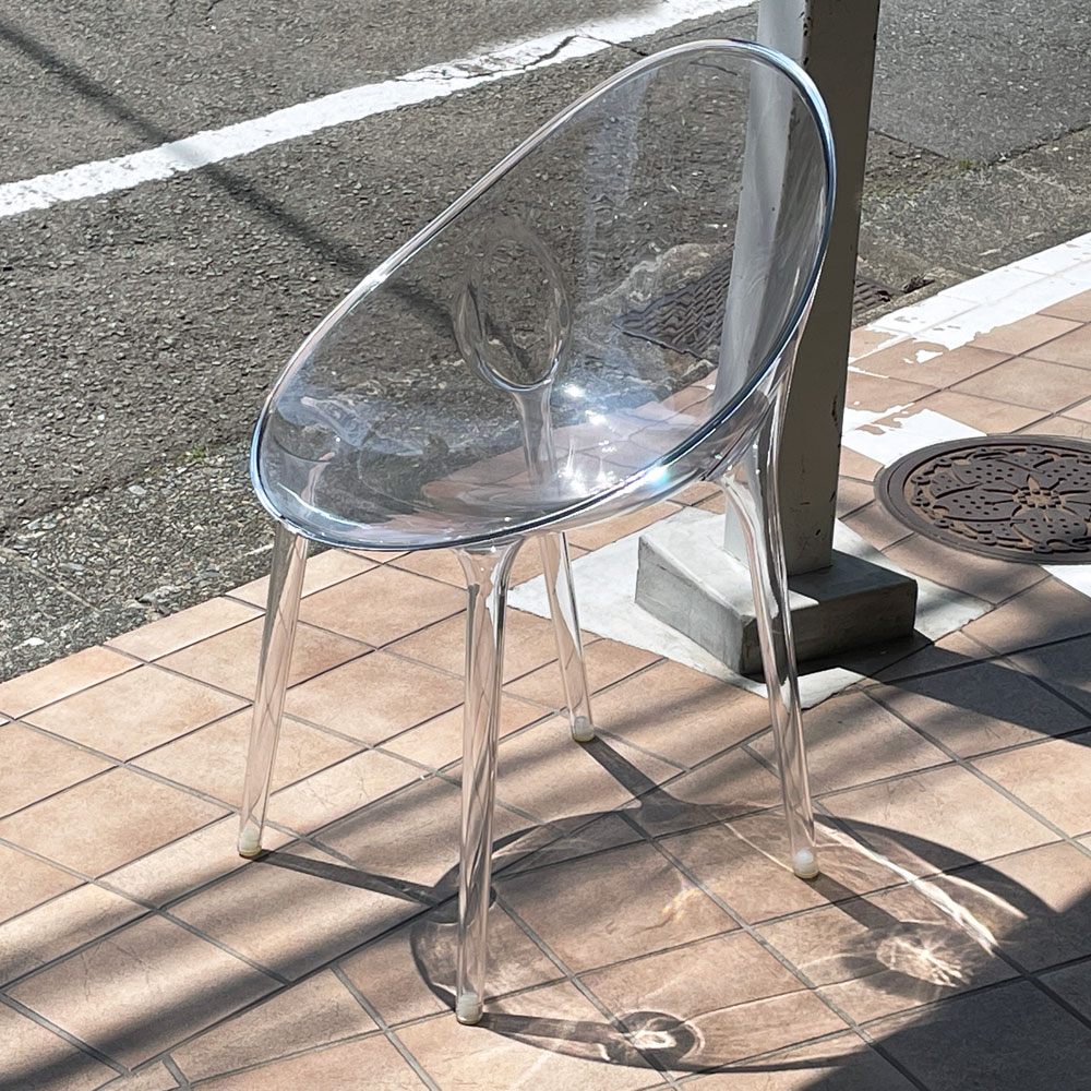 カルテル Kartell ミスターインポッシブル MR. IMPOSSIBLE ダイニングチェア クリスタル フィリップ・スタルク 定価77,200円 イタリア ◇