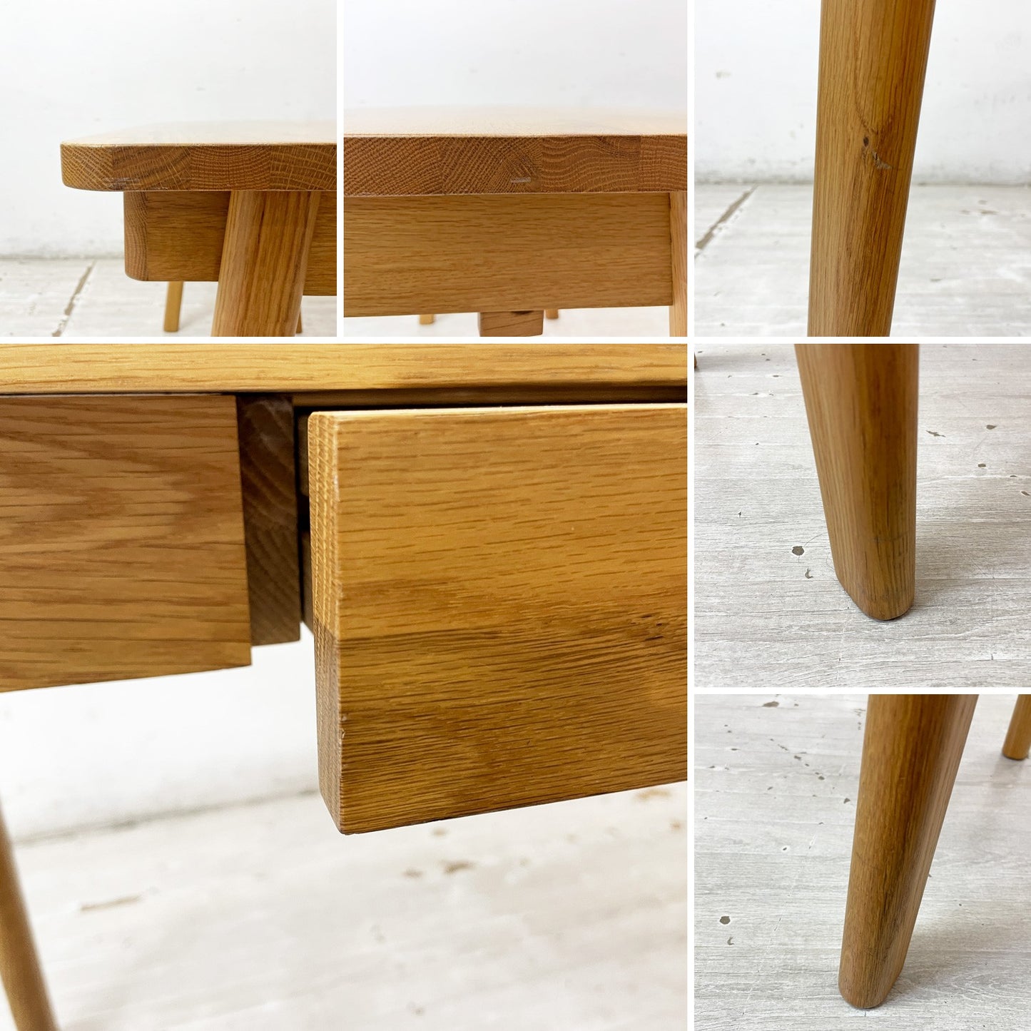 アクタス ACTUS アクタスキッズ サークル SARCLE デスク W120cm オーク無垢材 定価¥95,700- ●