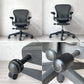 ハーマンミラー Herman Miller アーロンチェア デスクチェア リマスタード ライト Bサイズ グラファイトベース ビル・スタンフ ＆ ドン・チャドウィック ポスチャーフィット ★