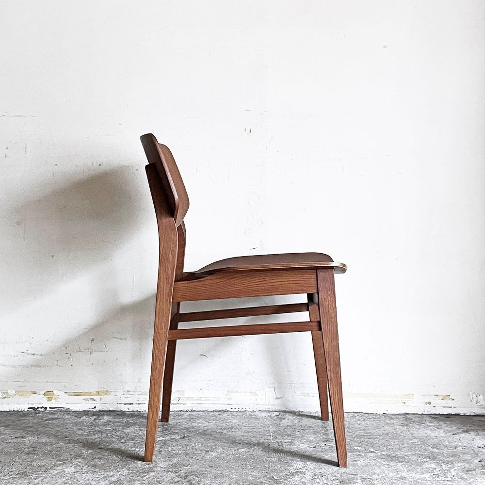 トラックファニチャー TRUCK FURNITURE トーチチェア TORCH CHAIR ダイニングチェア オーク材 ウッドシート ブラウン B ■