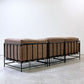 ジャーナルスタンダードファニチャー j.s.F ラバルセクショナルソファ LAVAL SECTIONAL SOFA 3Pソファ スチール レザー調ファブリック 工業系 ●