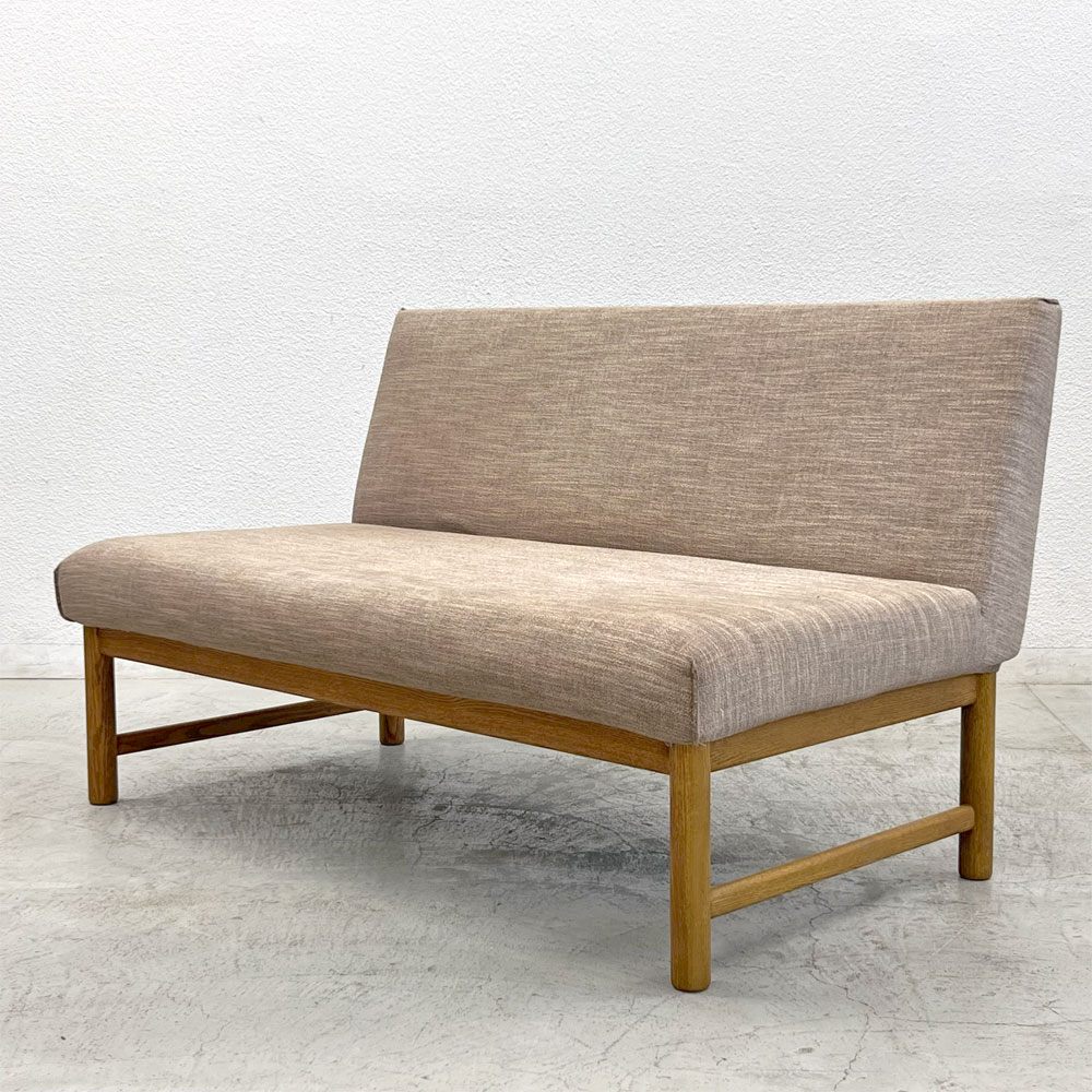 アクタス ACTUS タイム THYME 2シーター ソファベンチ オーク材 W120cm  ナチュラルカラー 〓
