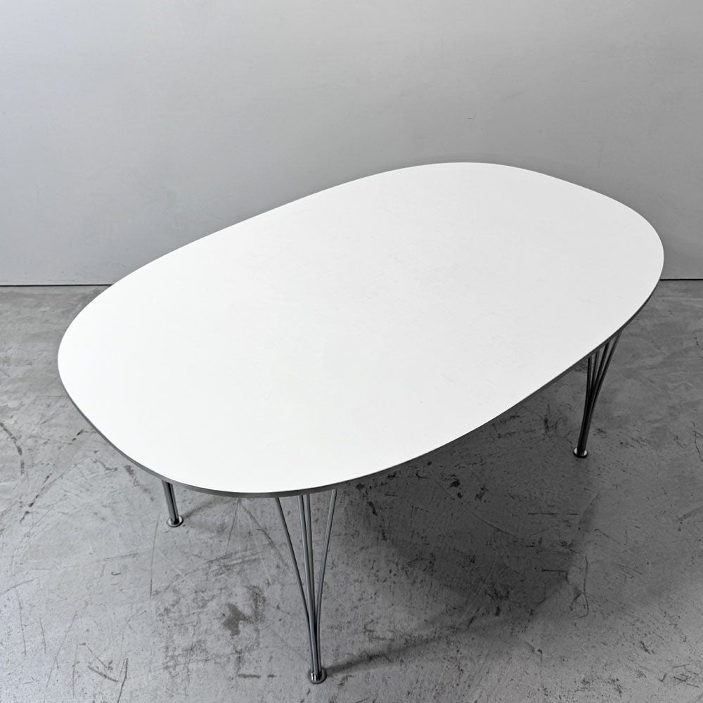フリッツハンセン Fritz Hansen Bテーブル スーパー楕円テーブル ダイニングテーブル ピート・ハイン ブルーノ・マットソン アルネ・ヤコブセン デンマーク 北欧家具 ●