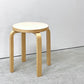 アルテック artek スツール60 Stool60 パール リノリウム 4本脚 アルヴァ・アアルト 80th記念モデル スコープ別注 廃番カラー ●