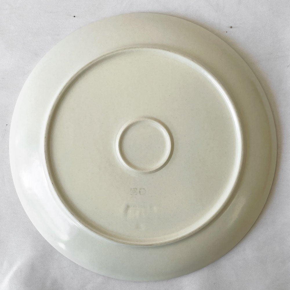 ヒースセラミックス HEATH CERAMICS ディナープレート ホワイト Φ27cm 陶器 アメリカ シンプルデザイン B ◇