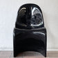 パントンチェア ビンテージ ダイニングチェア ヴェルナーパントン Verner Panton ブラック 1984年製 Horn社 スペースエイジ 希少 B ◇