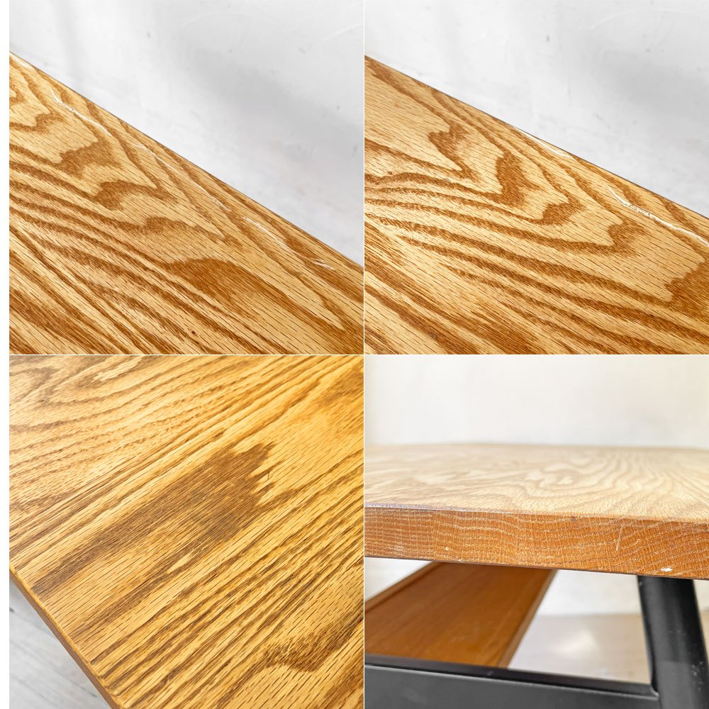 モモナチュラル MOMO Natural ダイニングテーブル RUSTIC TOP + ISO WOOD OAK LEG オーク材 W160cm 参考定価￥84,000～ ★