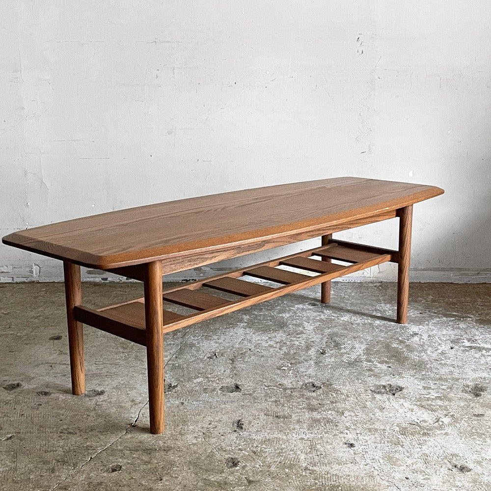 モモナチュラル Momo Natural リバーゲート RIVERGATE エレベーターテーブル センターテーブル オーク材 W125cm 北欧スタイル ■