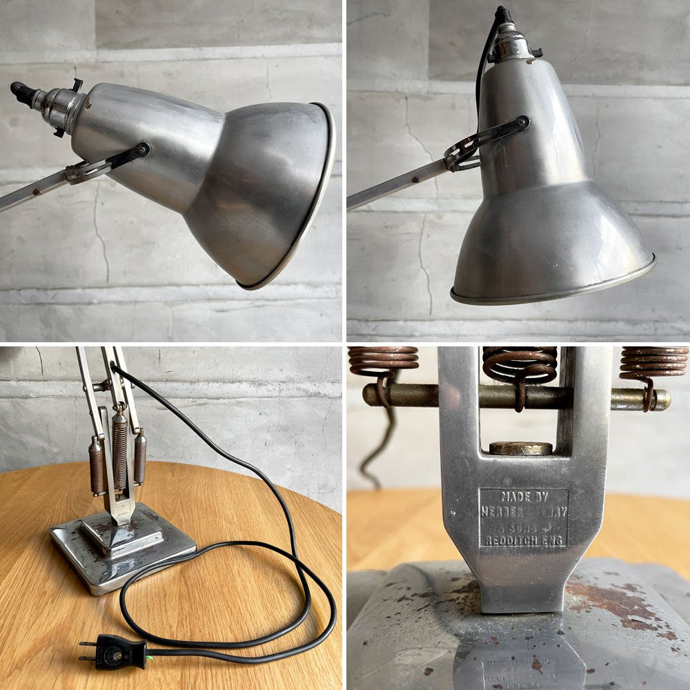 アングルポイズ ANGLEPOISE ビンテージ オリジナル1227 Original1227 デスクライト シルバーカラー ♪
