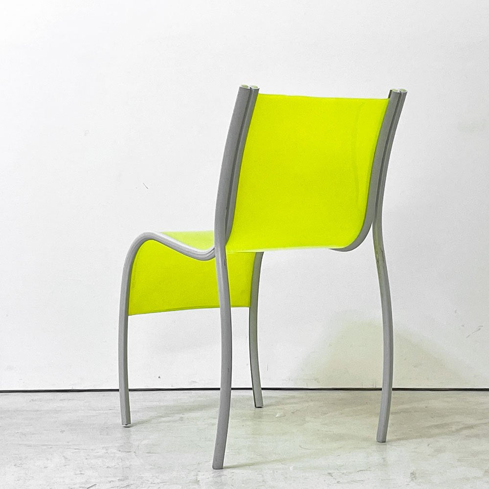 カルテル Kartell FPE chair スタッキングチェア ダイニングチェア アルミ ポリプロピレン グリーン ロンアラッド イタリアモダン 廃番 A ●
