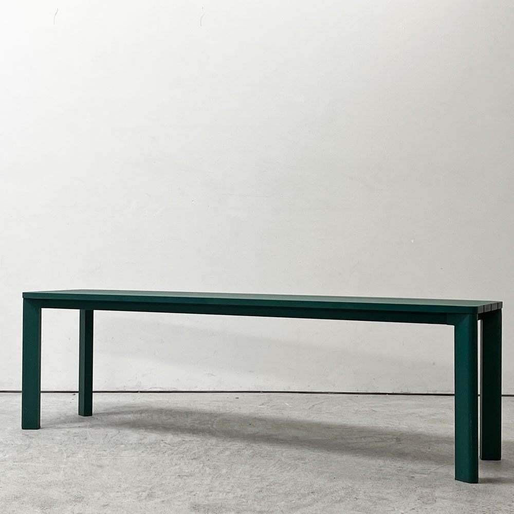 ザ・コンランショップ THE CONRAN SHOP ハイライン アウトドア ベンチ HIGHLINE OUTDOOR BENCH グリーン ●