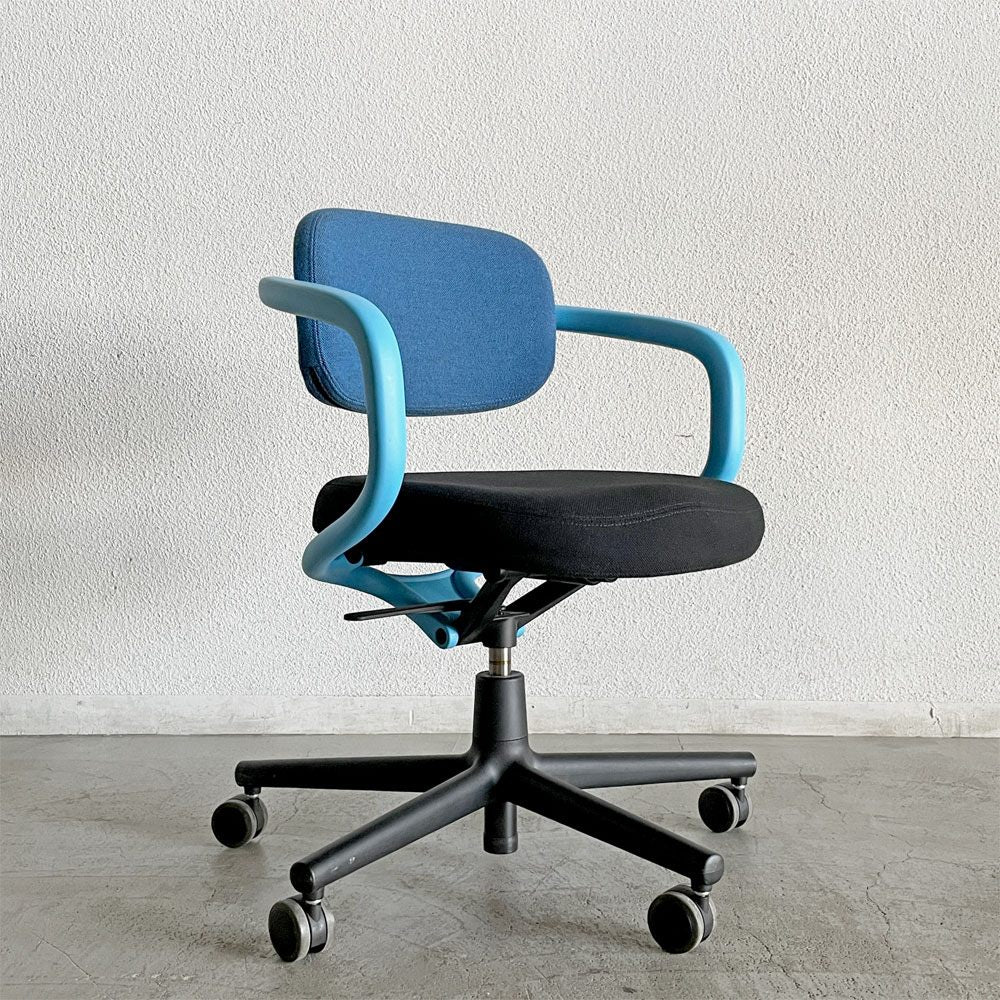 ヴィトラ Vitra オールスター Allstar オフィスチェア デスクチェア ブルー×ブラック コンスタンチン・グルチッチ 定価￥163,900- 〓