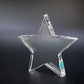 ティファニー Tiffany & Co. ペーパーウェイト オブジェ クリスタルガラス スター 星 ●