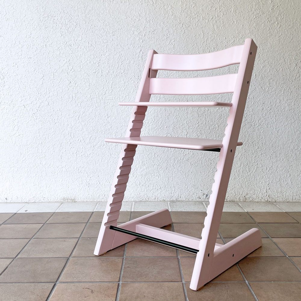 ストッケ STOKKE トリップトラップ TRIPP TRAPP ベビーチェア キッズチェア S/N5～ セレーヌピンク ノルウェー 北欧家具 ◇
