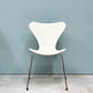 フリッツハンセン Fritz Hansen 3107 セブンチェア ホワイト ラッカー仕上げ スタッキング アルネ・ヤコブセン デンマーク 北欧家具 ◎