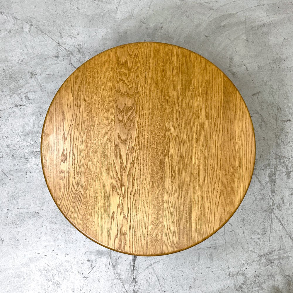 カールハンセン＆サン Carl Hansen & Son CH008 コーヒーテーブル ローテーブル オーク材 オイル仕上げ Φ78xH44cm ハンス・J・ウェグナー 北欧 デンマーク ●