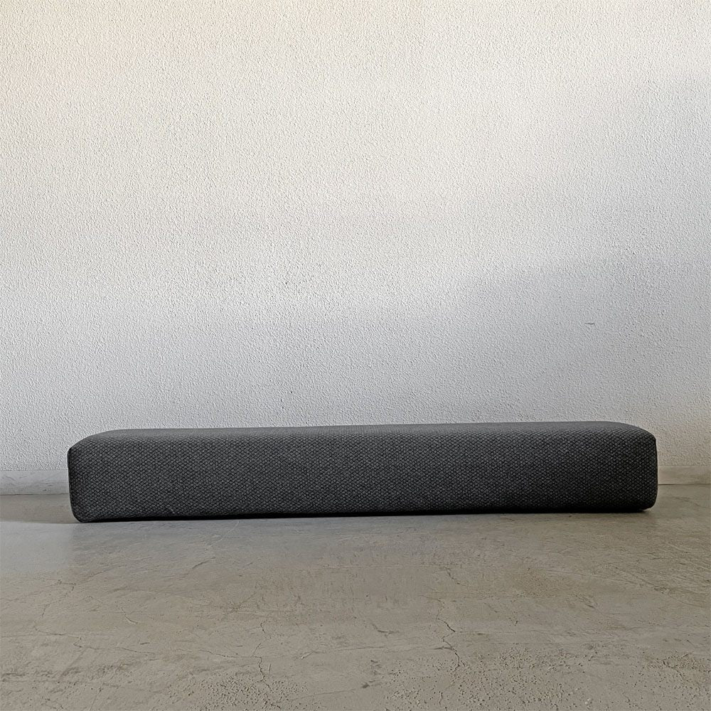 アクタス ACTUS キューブスツール CUBES STOOL クッションベンチ ベンチソファ W150cm ファブリック グレー系 カバーリング 参考価格￥37,800- 廃番 B 〓