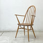 アーコール Ercol クエーカーチェア アームチェア UKビンテージ Vintage 英国家具 ●