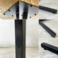 アクメファニチャー ACME Furniture グランビュー GRANDVIEW カフェテーブル オーク無垢材 スチール W65cm インダストリアル ●