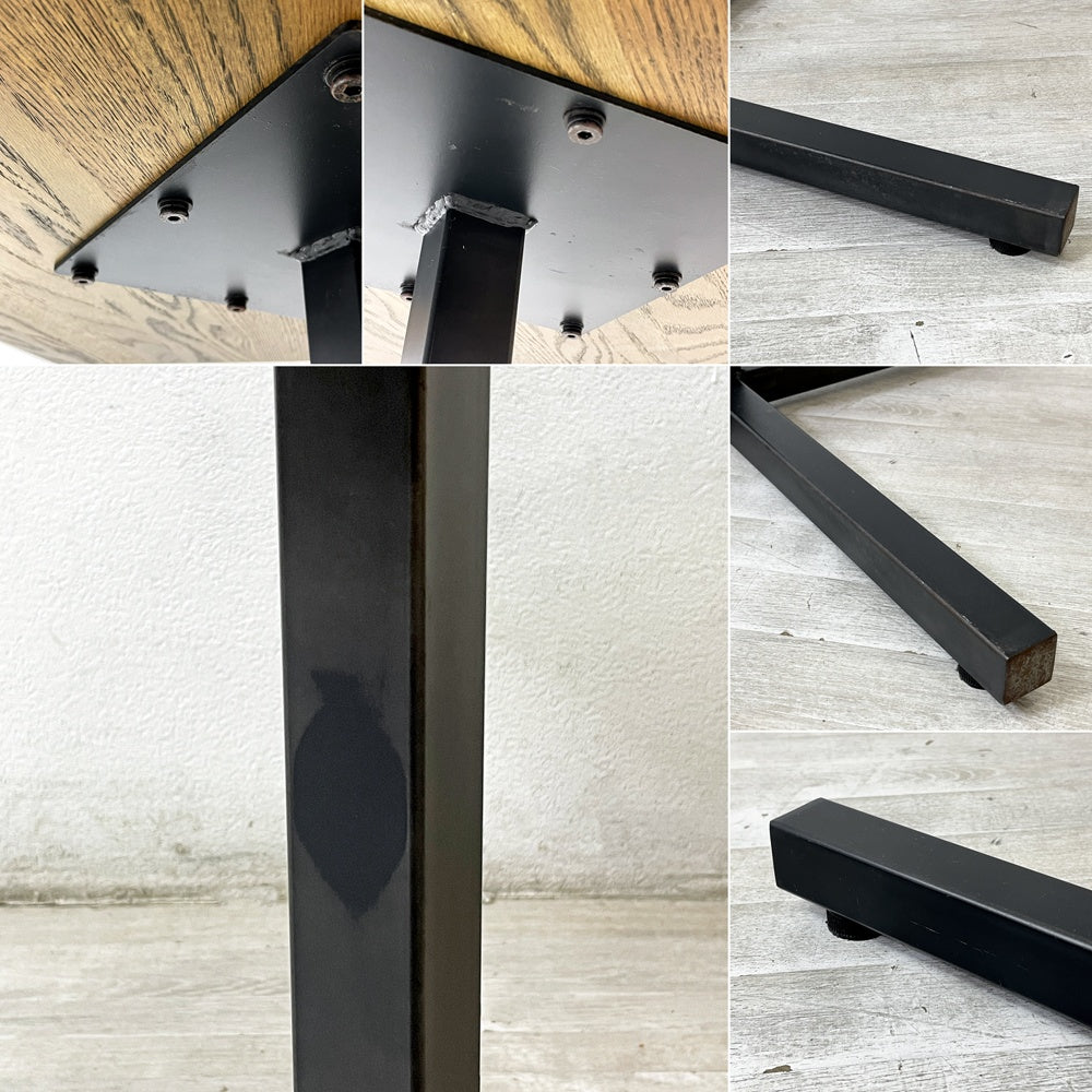 アクメファニチャー ACME Furniture グランビュー GRANDVIEW カフェテーブル オーク無垢材 スチール W65cm インダストリアル ●