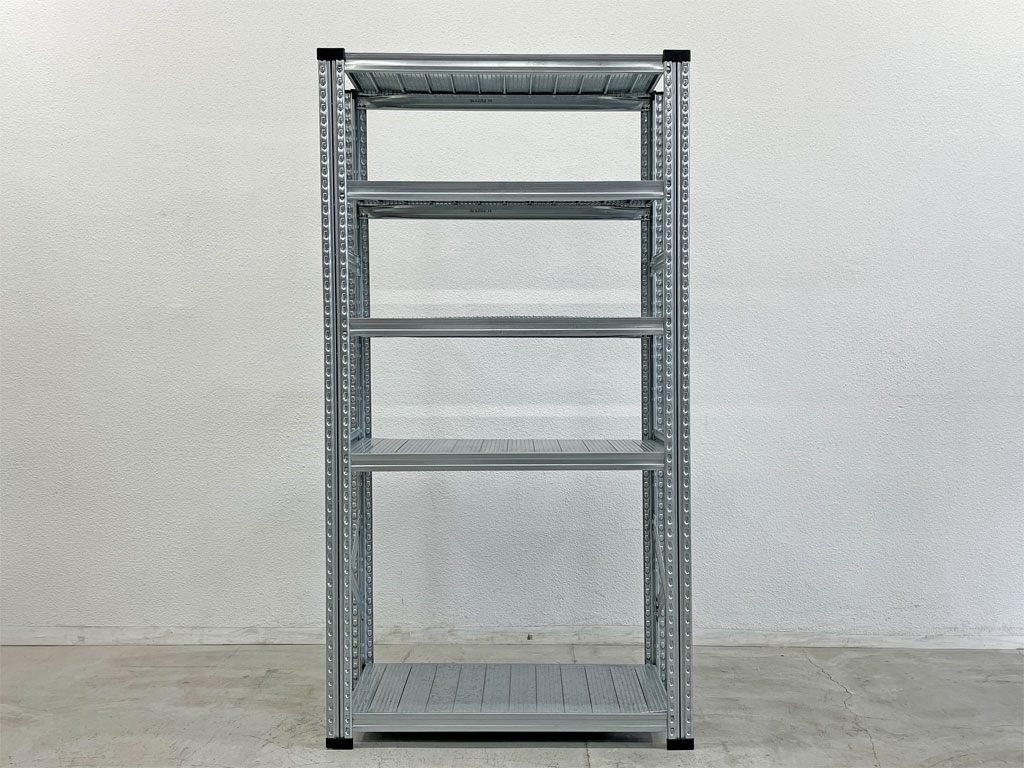 メタルシステム METALSISTEM スーパー123 SUPER123 シリーズ スチールシェルフ TIER STEEL SHELF W98 5段タイプ アスプルンド取扱 インダストリアル 定価約31,000円 〓