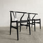 カールハンセン＆サン Carl Hansen & Son CH24 Yチェア ビーチ材 ブラックラッカー×ブラックペーパーコード 日本仕様サイズ ハンス・J・ウェグナー デンマーク 北欧家具 B 〓