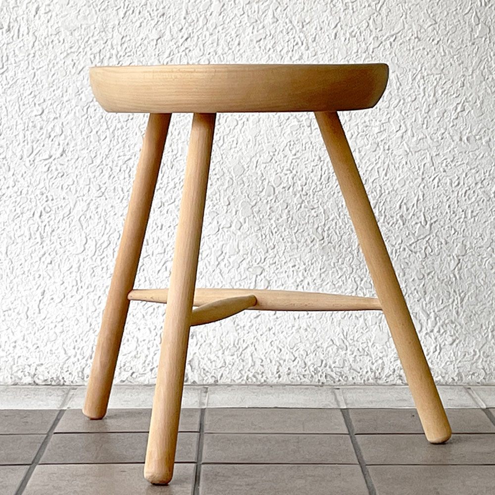 ワーナー Werner シューメーカーチェア Shoemaker Chair NO.49 スツール ビーチ材 ラーズ・ワーナー デンマーク 北欧家具◇