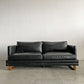 アクタス ACTUS ファイブバイファイブ five by five S1378 2.5シーターソファ W195cm 本革 ブラックレザー 廃番 〓
