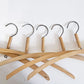 北欧ビンテージ Scandinabian Vintage 木製ハンガー 10本セット 1950〜70年代 木味 レトロ 古道具 A ●