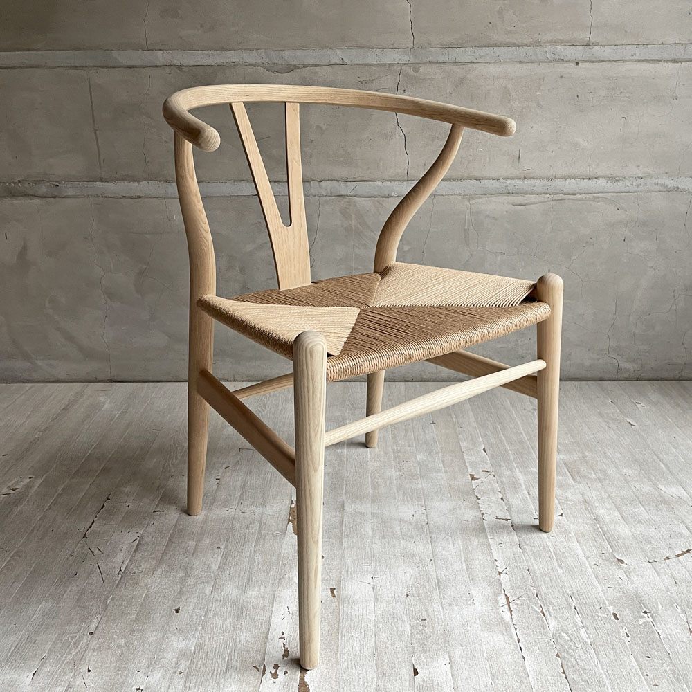 カールハンセン&サン Carl Hansen & Son CH24 Yチェア アッシュ材 ソープフィニッシュ 日本仕様サイズ 座面張替済 ハンス・J・ウェグナー デンマーク 北欧家具 ♪