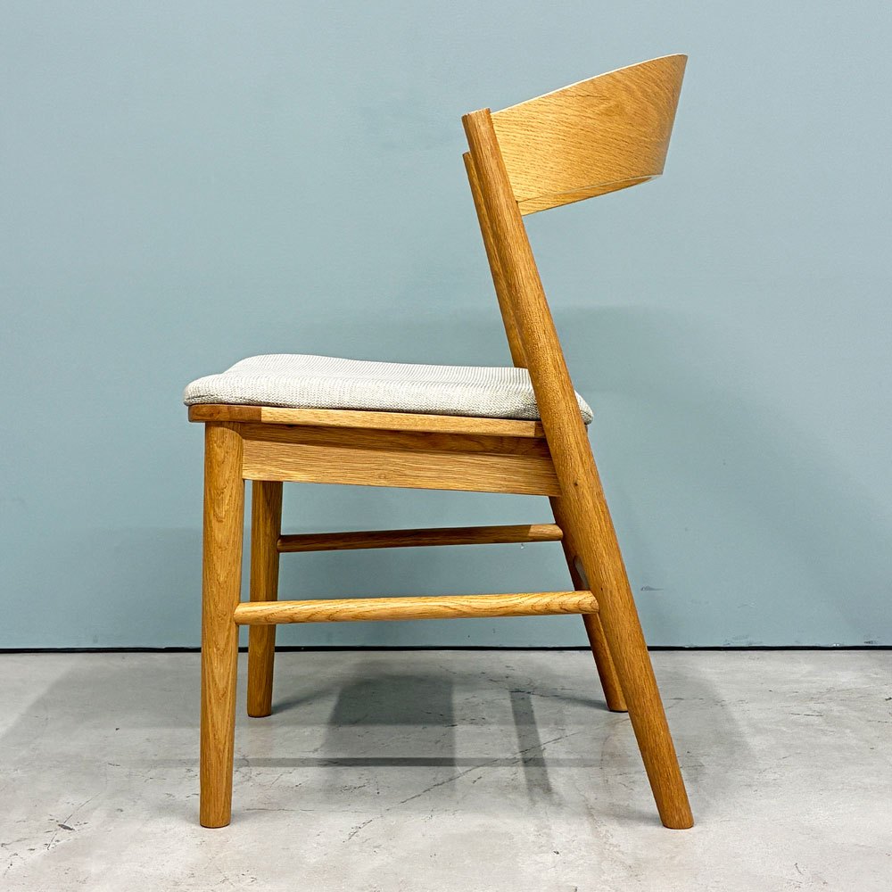 ウニコ unico ソルク SOLK ダイニングチェア オーク材 カバーリング ナチュラル 北欧スタイル 定価￥25,300- A ◎