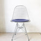 ヴィトラ vitra ワイヤーチェア Eames Wire Chair DKR5 エッフェルベース シートパッド付 ファブリック ブルー系 C&R イームズ ミッドセンチュリー ★