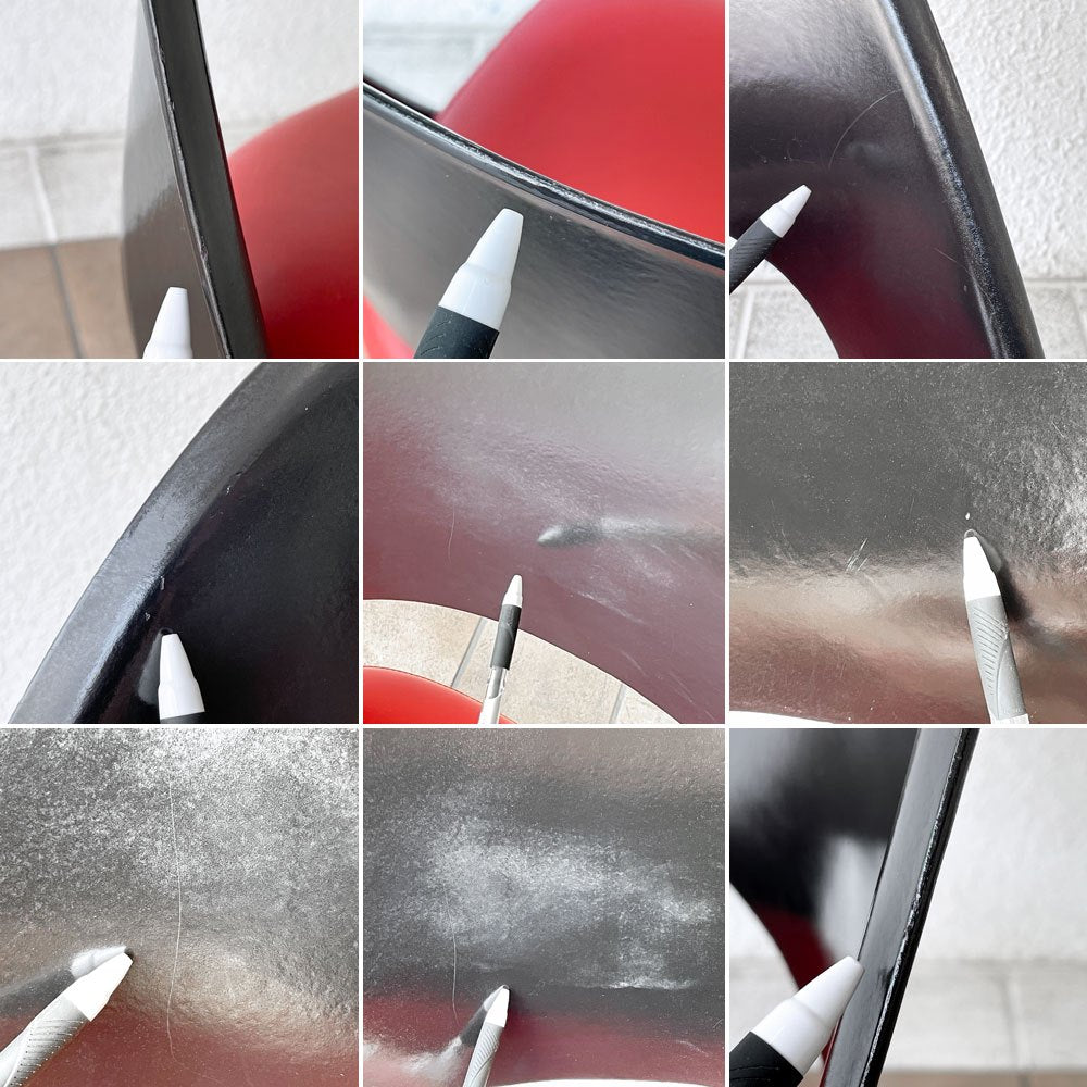 ノル Knoll エーロ・サーリネン Eero Saarinen エグゼクティヴ #72 サイドチェア FRPシェル PVCシート メタルベース 50-60's ビンテージ IBM納入品 希少 ◇