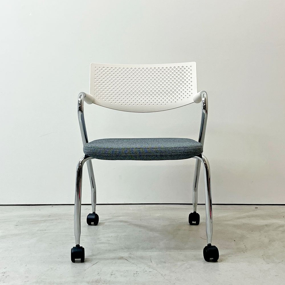 ヴィトラ vitra ビザロール Visaroll デスクチェア ミーティングチェア キャスターベース スタッキング アントニオ・チッテリオ C ●