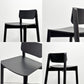 モダンデザイン Modern Design カウンターチェア ハイチェア ハイスツール オーク材 ブラック塗装 B ●