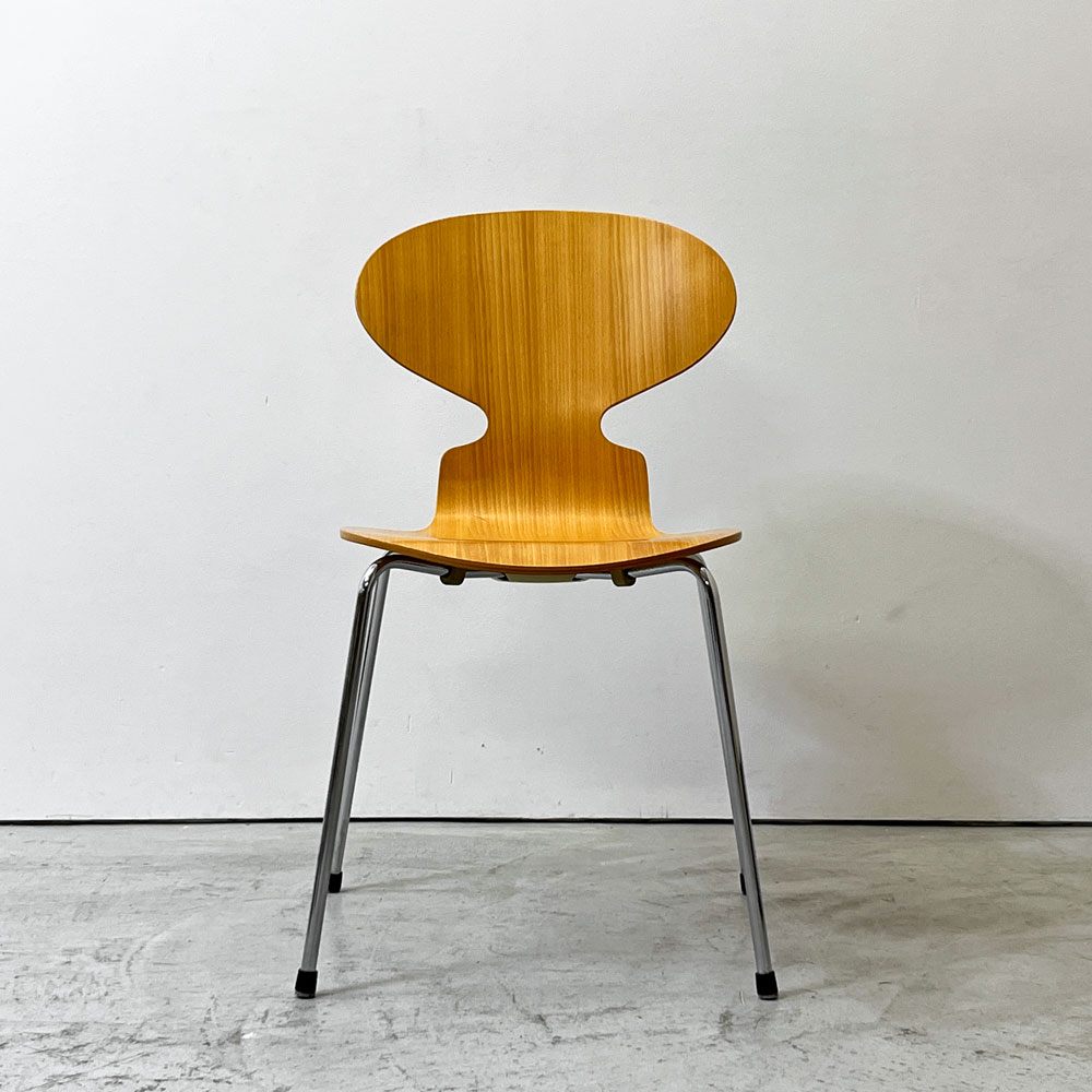 フリッツハンセン Fritz Hansen 3101 アリンコチェア アントチェア 4本脚 ナチュラルビーチ ラッカー仕上げ フェルトグライズ アルネ・ヤコブセン A ●