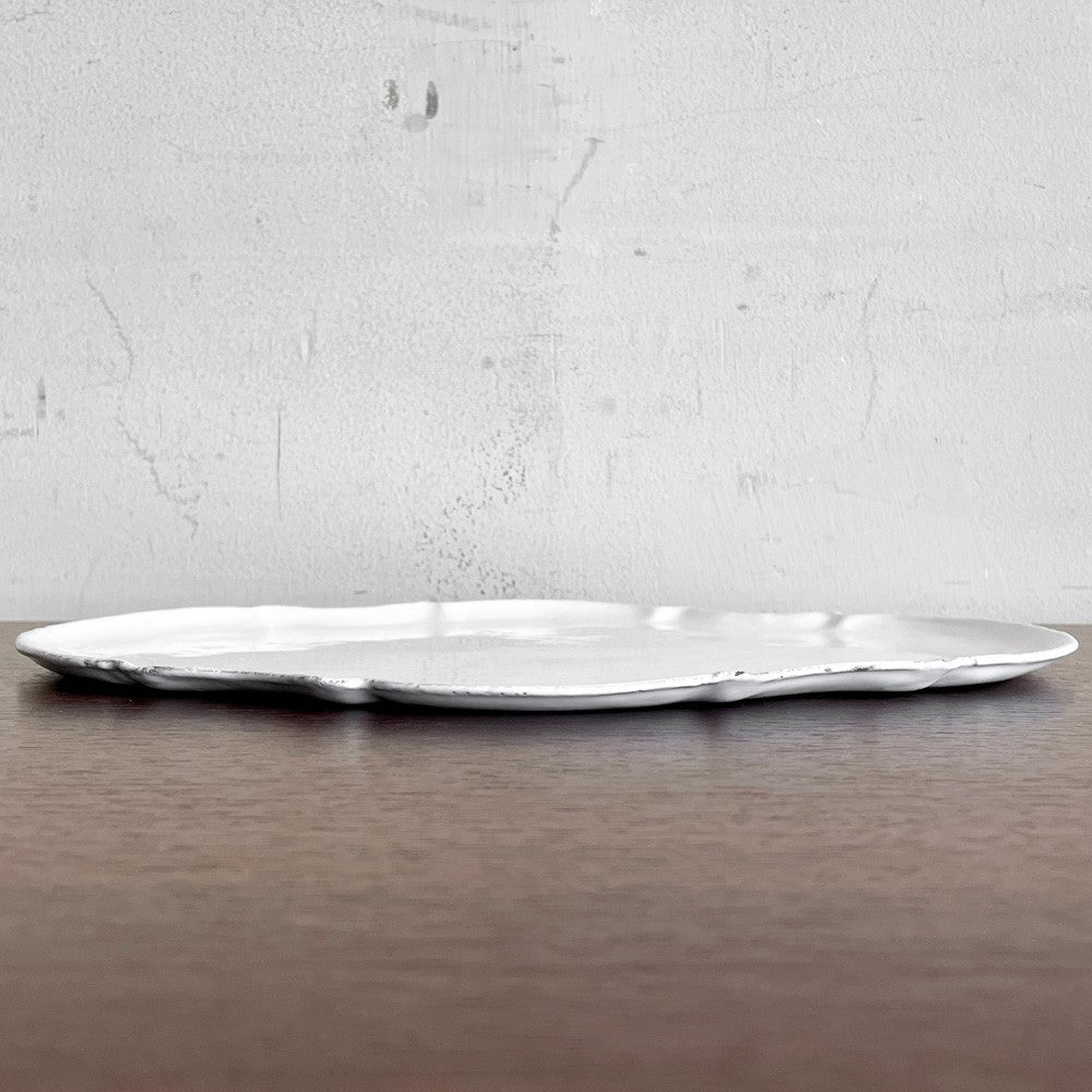 アスティエ・ド・ヴィラット Astier de Villatte ローマ Rome ラージディナープレート W29cm 陶器 フランス B ■