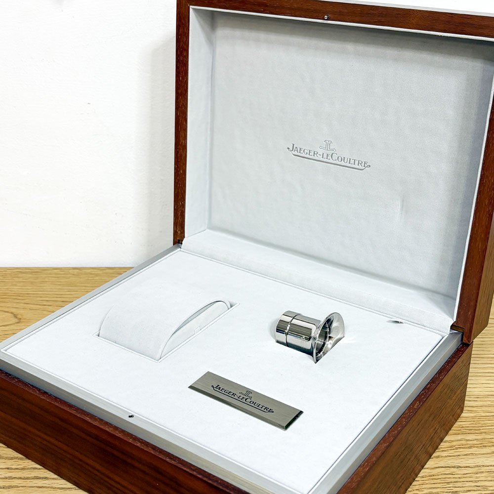 ジャガールクルト JAEGER LE COULTRE 腕時計 純正ボックス ウォッチボックス ケース 木製 箱のみ アクセサリーボックス 小物入れ 説明書 冊子付き スイス ●