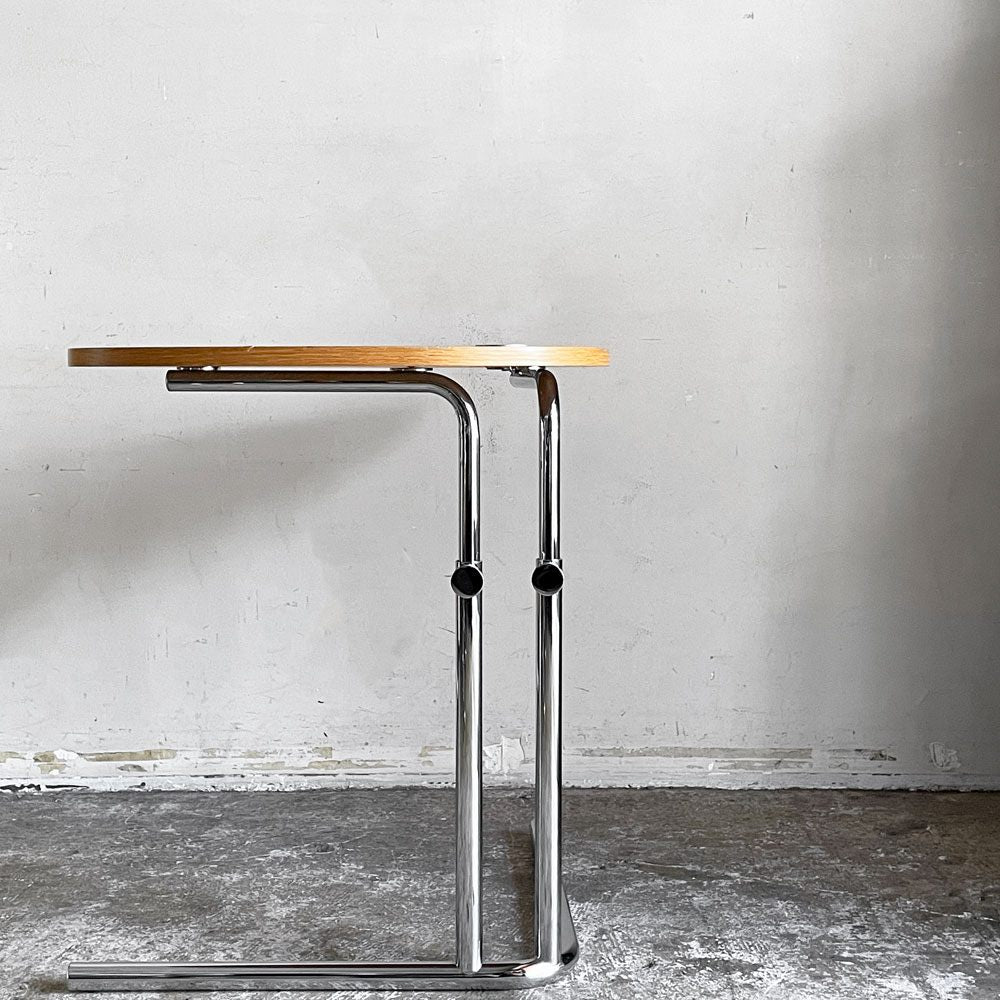 テクタ TECTA K22 サイドテーブル SIDE TABLE オーク材 高さ調整可 アクセル・ブロッホイザー アレキサンダーカルダー ドイツ バウハウス ■