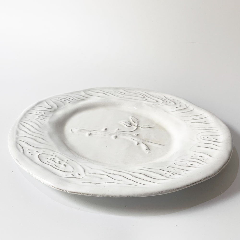 アスティエ・ド・ヴィラット Astier de Villatte フルール Fleurs プレート プラッター26.5cm ナタリー・レテ フランス ★