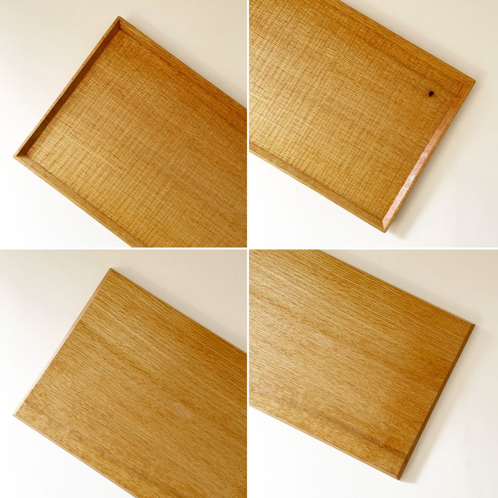 富井貴志 Takashi Tomii シキモノ shikimono 木製トレイ Mサイズ 20×30cm ナラ材 プレート 盆 木工 現代作家 定価￥11,550- B ◎