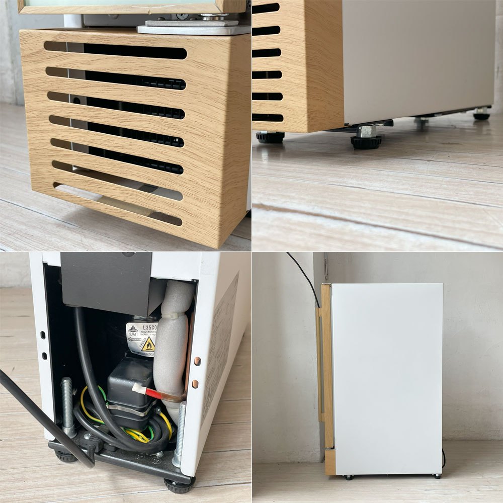 デバイスタイル deviceSTYLE 7本用ワインセラー CE-C7W コンプレッサー方式 スリム ビルトイン設置も可能 幅15ｃｍ 動作確認済 ★