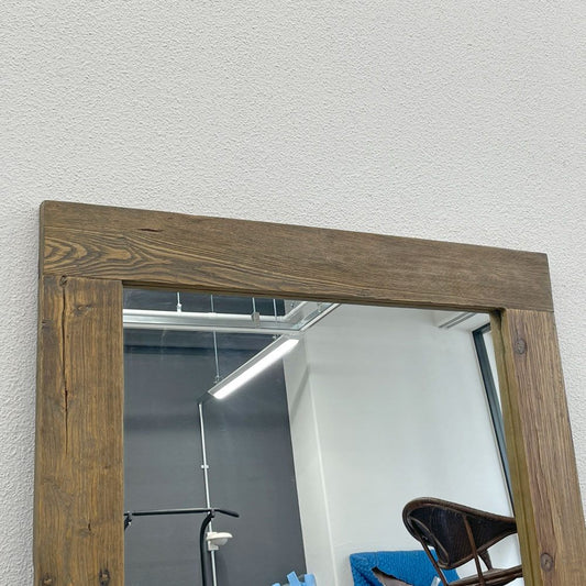 ガルト GART ビンテージスタイル ウォールミラー Wall Mirror 壁掛け鏡 姿見 エルム古材 高さ180ｃｍ 〓