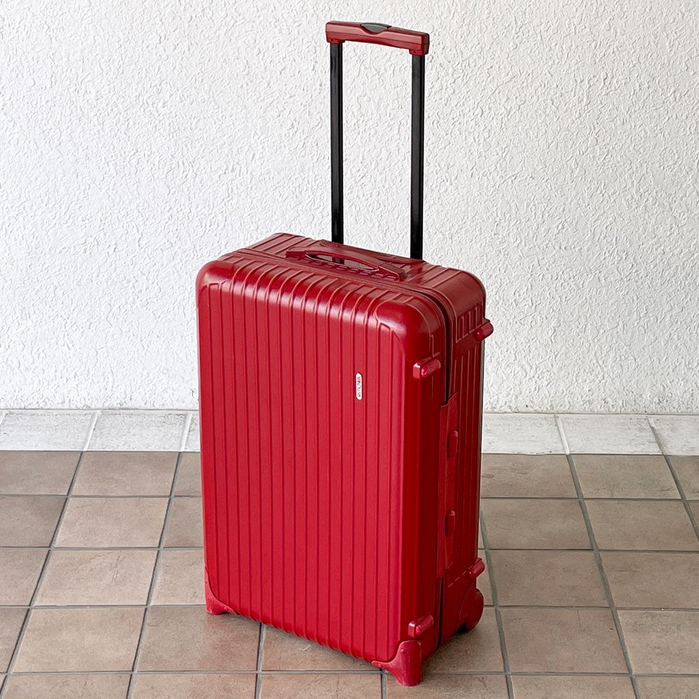 リモワ RIMOWA サルサ SALSA スーツケース ポリカーボネート キャリーバッグ レッド 63L 2輪  ◇