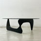 イサムノグチ Isamu Noguchi コーヒーテーブル Coffee Table ガラス天板厚13mm リプロダクト品 デザイナーズ家具 名作 ●