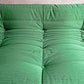 リーンロゼ ligne roset トーゴ TOGO 3Pソファ 3人掛け グリーン Hランク生地 RH-533 撥水加工 ミッシェル・デュカロワ Michel Ducaroy フランス家具 定価￥434,500- ♪