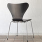 フリッツハンセン Fritz Hansen セブンチェア ダイニングチェア カラードアッシュ ブラック アルネ・ヤコブセン 北欧 デンマーク 定価￥76,780- 美品 A ◇