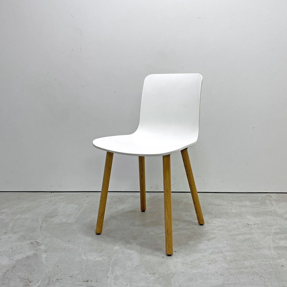 ヴィトラ vitra ハルウッド HAL WOOD サイドチェア ダイニングチェア ホワイト ナチュラルオーク ジャスパー・モリソン 定価￥78,100- A ●