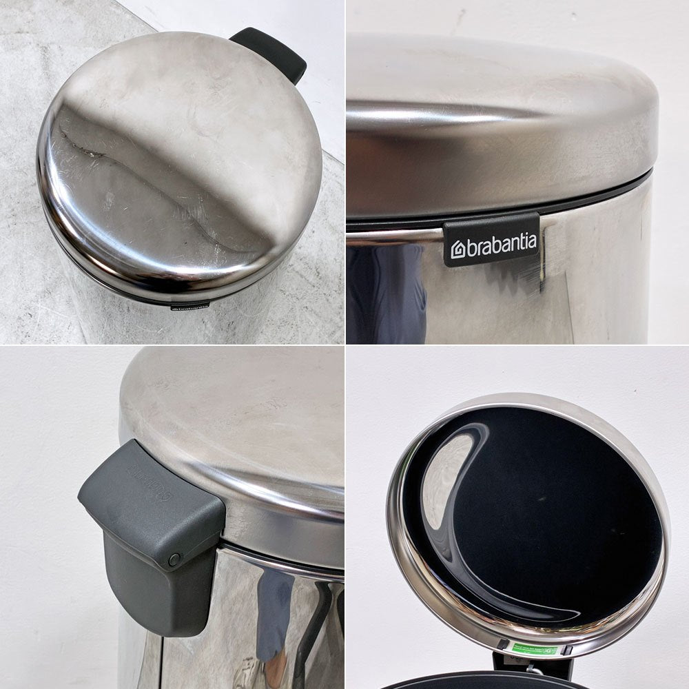 ブラバンシア brabantia ペダルビン NEWICON 30L ダストボックス ゴミ箱 ステンレス ●